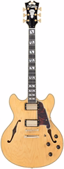 D'Angelico Deluxe DC Satin Honey - Gitara półakustyczna