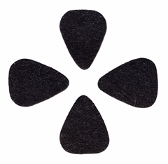 Timber Tones Felt Tones Mini Black Wool Felt 4-Pack - Kostki