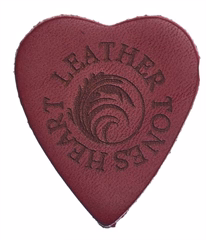 Timber Tones Leather Tones Heart Cognac Leather  - Kostka