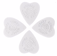 Timber Tones Rubber Tones Heart White Silicon 4-Pack - Kostki