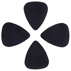 Timber Tones Rubber Tones Black Nitrile 4-Pack - Kostki