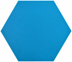 Pyramid Hexagon Smurf - Gąbka akustyczna