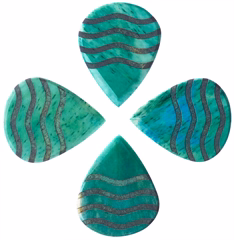 Timber Tones Jazzy Tones Max Green Bone 4-Pack - Kostki