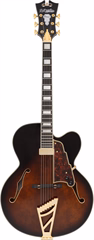 D'Angelico Premier EXL-1 Brown Burst - Gitara półakustyczna