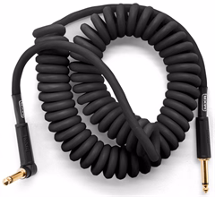 MXR 15 FT Coil Cable Black Right/Straight - Kabel instrumentalny