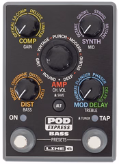 Line 6 POD Express Bass (rozpakowane) - Multiefekt do gitar basowych