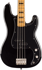 Fender Squier Classic Vibe 70s Precision Bass MN BLK - Elektryczna gitara basowa