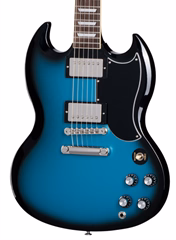 Gibson SG Standard '61 Stop Bar Pelham Blue Burst - Gitara elektryczna