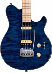 Sterling by Music Man Axis AX3 FM Neptune Blue - Gitara elektryczna