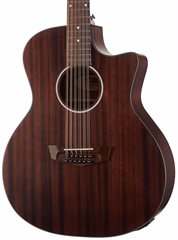 D'Angelico Premier Fulton LS Mahogany Satin - Dwunastostrunowa gitara elektroakustyczna