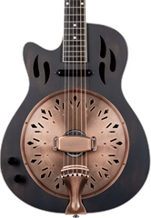 Ortega RRG40CE-DBK-L - Leworęczna gitara rezofoniczna elektroakustyczna