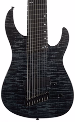 Legator Ninja 9 Multiscale Black Flame - Dziewięciostrunowa gitara elektryczna