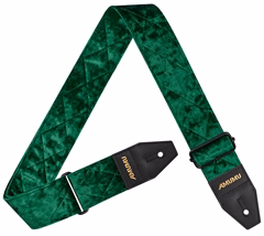 Amumu Velvet Deluxe Emerald Green - Pas gitarowy
