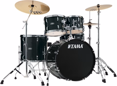 Tama Stagestar Fusion set Black Night Sparkle - Zestaw perkusyjny z talerzami