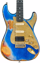 Paoletti Alfa Loft HSS Firemist Blue - Gitara elektryczna
