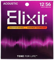 Elixir Nanoweb Phosphor Bronze Light-Medium