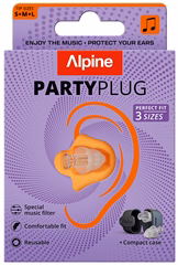 Alpine Partyplug Transparent (rozpakowane) - Zatyczki do uszu