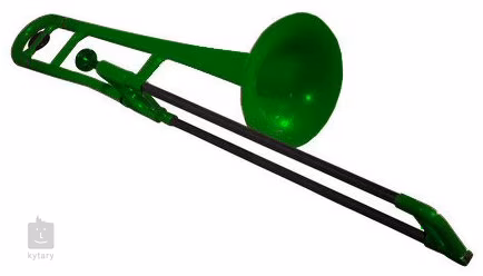 pBone Plastic Trombone Green - Puzon