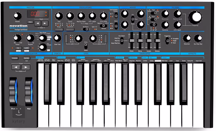 Novation Bass Station II  - Syntezator analogowy