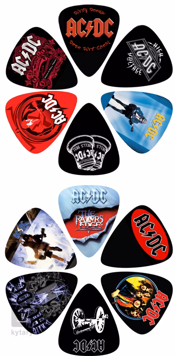 Perri's Leathers AC/DC Picks V - Kostki sygnowane