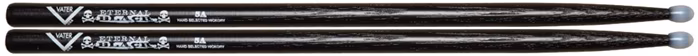 Vater 5A Eternal Black Nylon tip - Pałki hikorowe