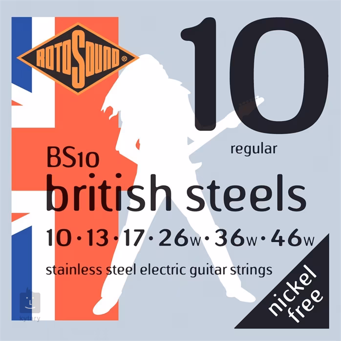 Rotosound BS10 British Steels - Struny do gitary elektrycznej