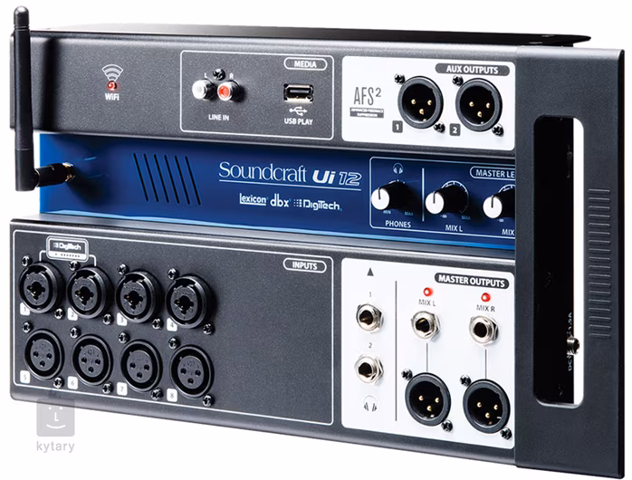 Soundcraft Ui12 - Konsoleta mikserska ze zdalnym sterowaniem