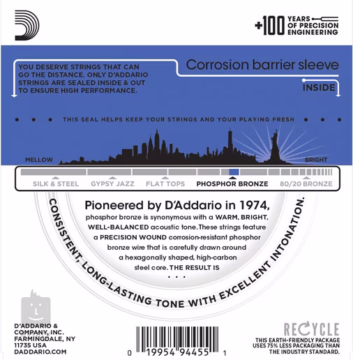 D'Addario EJ37 - Struny do gitary dwunastostrunowej