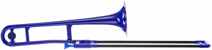 pBone Plastic Trombone Blue - Puzon
