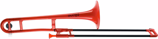 pBone Plastic Trombone Red - Puzon