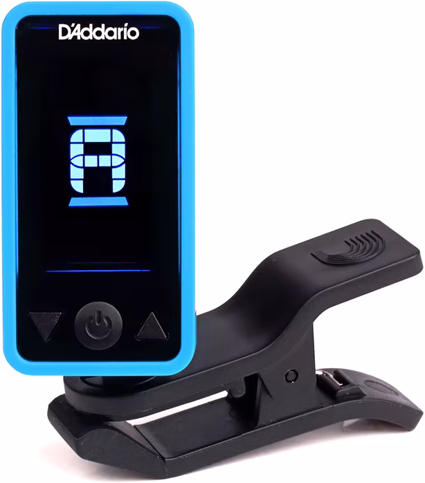 D'Addario Eclipse Tuner Blue - Tuner z klipsem