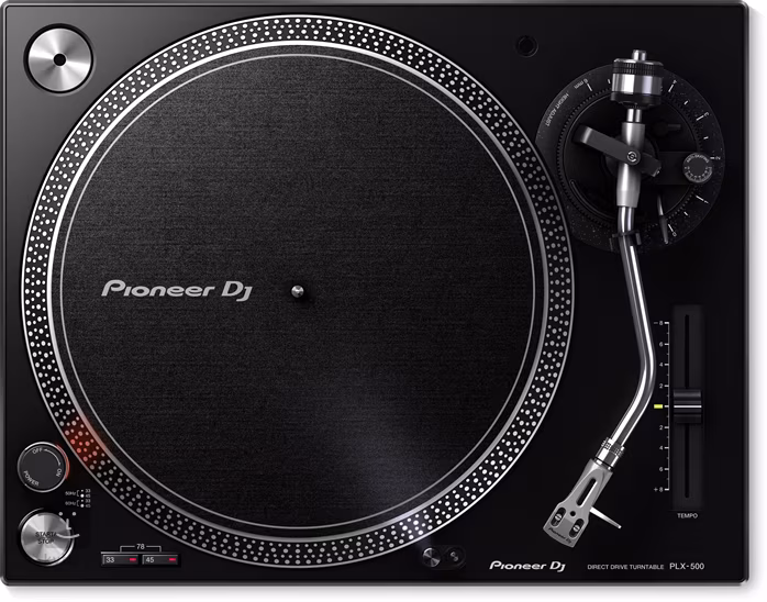 Pioneer DJ PLX-500-K (używane) - Gramofon DJ-ski z napędem bezpośrednim
