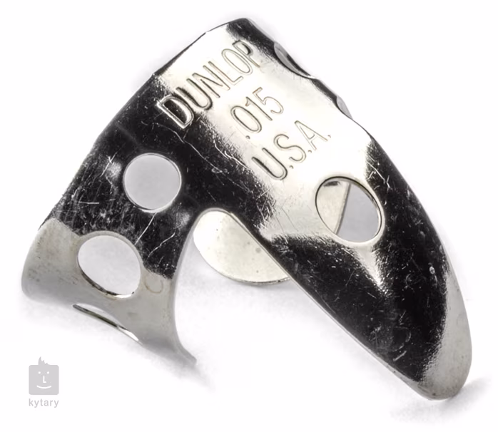 Dunlop Nickel Silver Fingerpick Set 0.015 - Zestaw pazurków gitarowych