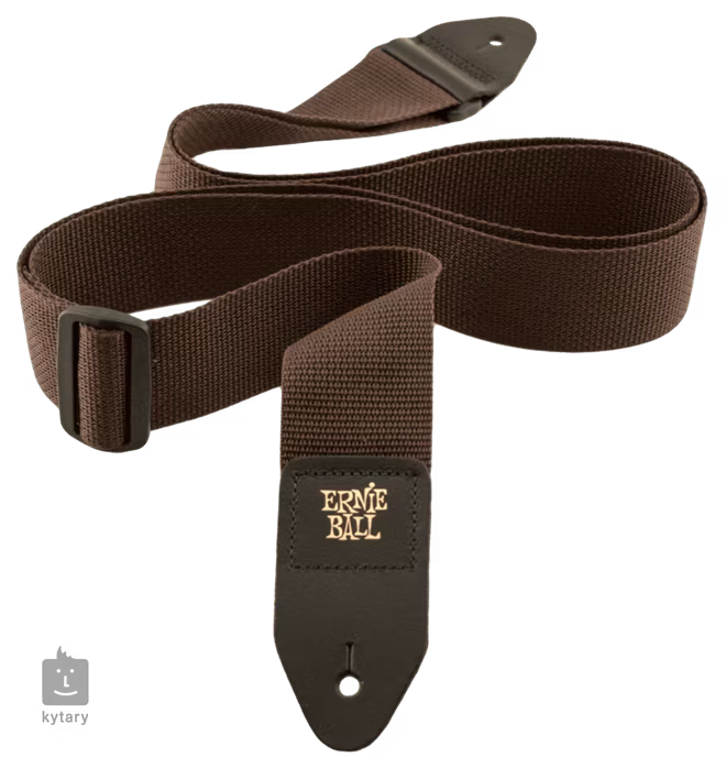 Ernie Ball Polypro Strap Brown - Pas gitarowy