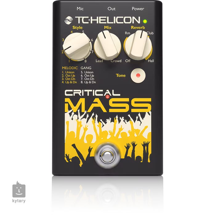tc-helicon Critical Mass (rozpakowane) - Wokalny procesor efektów