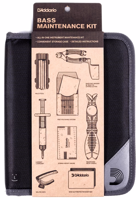 D'Addario Bass Maintenance Kit - Narzędzia