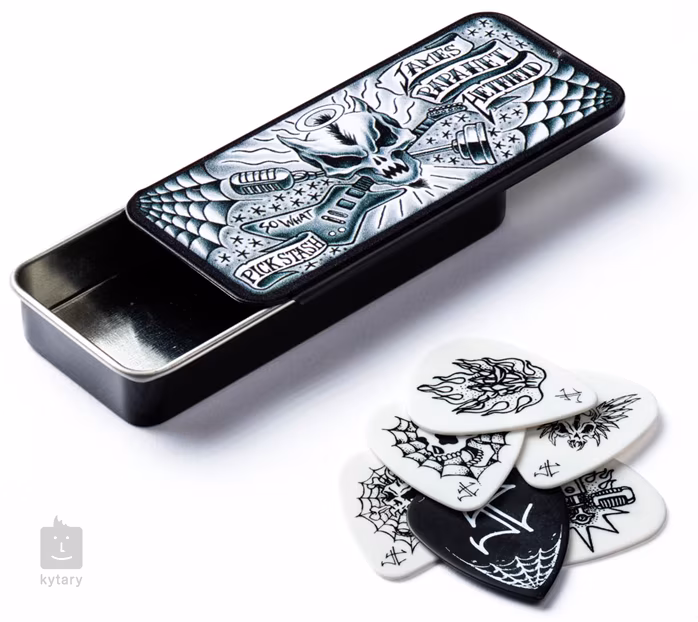 Dunlop James Hetfield Pick Tin - Kostki sygnowane
