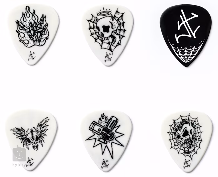 Dunlop James Hetfield Pick Tin - Kostki sygnowane