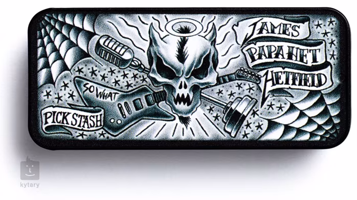 Dunlop James Hetfield Pick Tin - Kostki sygnowane