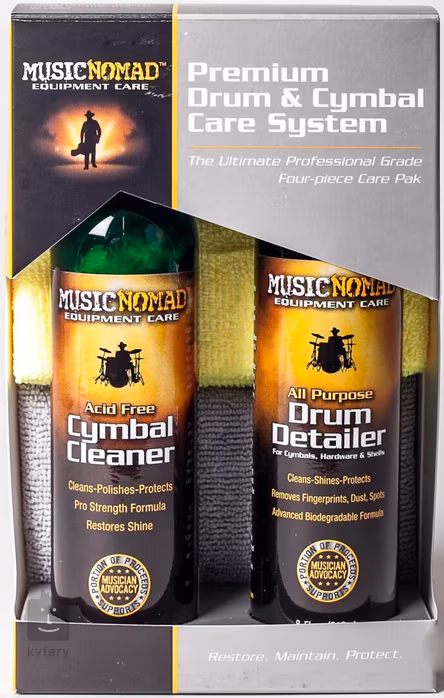 Music Nomad Premium Drum & Cymbal Care System - Zestaw do czyszczenia