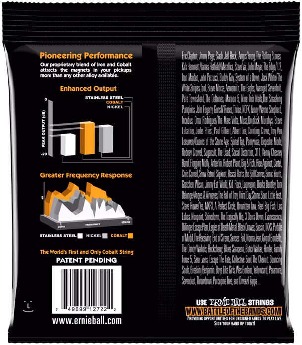 Ernie Ball 2722 Cobalt Hybrid Slinky - Struny do gitary elektrycznej