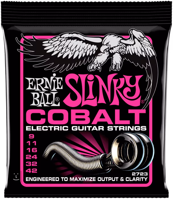 Ernie Ball 2723 Cobalt Super Slinky - Struny do gitary elektrycznej