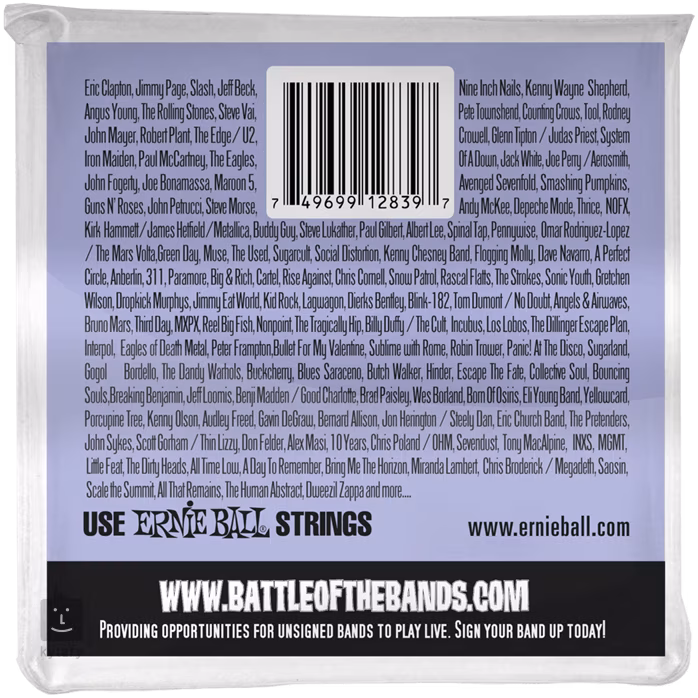 Ernie Ball 2839 Nickel Wound 6-String Baritone Slinky - Struny do gitary elektrycznej