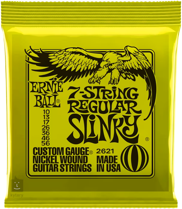 Ernie Ball 2621 Nickel Wound 7-String Regular Slinky - Struny do siedmiostrunowej gitary elektrycznej