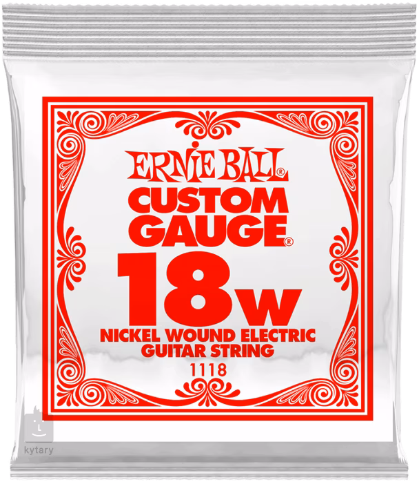 Ernie Ball 1128 Nickel Wound Single .018 - Struna do gitary elektrycznej