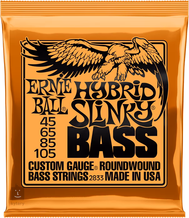Ernie Ball 2833 Hybrid Slinky Nickel Wound Electric Bass 45-105 - Struny do gitary basowej