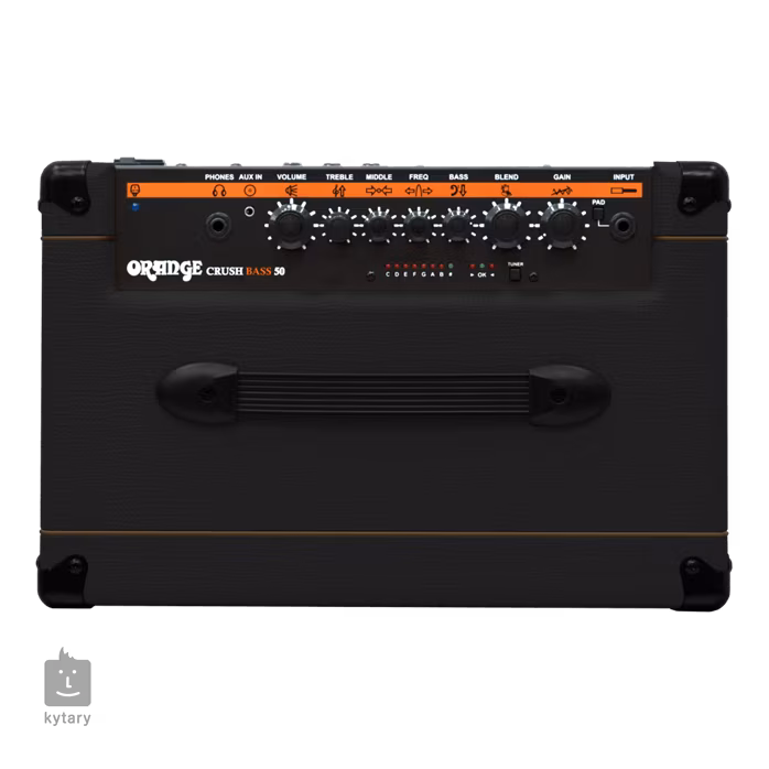 Orange Crush Bass 50 BK - Combo tranzystorowe do gitar basowych