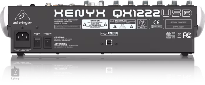 Behringer QX1222USB - Analogowa konsoleta mikserska