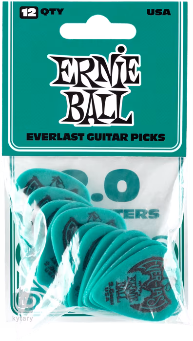 Ernie Ball Everlast Picks 2.0 Teal - Kostki