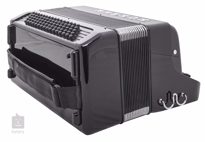 Hohner Fun Nova II 80 light, black celluloid, B-stepped (używane) - Akordeon chromatyczny